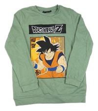 Khaki mikina s potiskem DragonBallz Primark