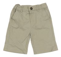 Světlebéžové plátěné chino kraťasy M&S