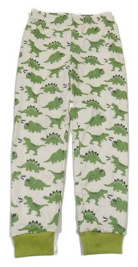 Smetanové tepláky s dinosaury Cozy Pixies