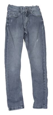 Šedé skinny rifle s prošoupáním Zara 
