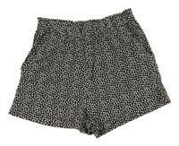 Černo-bílé puntíkaté kraťasy H&M