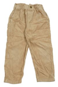 Béžové manšestráky H&M