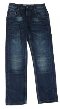 Tmavomodré slim rifle Denim Co.