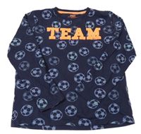 Tmavomodré triko s míči Yigga