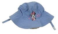 Světlemodrý plátěný klobouk s Minnie Disney + Primark 
