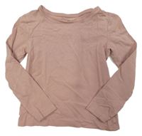 Starorůžové crop triko H&M