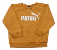 Medová mikina s logem PUMA
