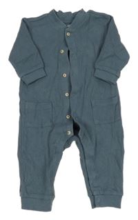 Šedomodrá žebrovaný overal H&M