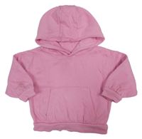Růžová mikina s kapucí Primark