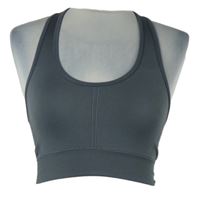 Dámský šedý sportovní crop top Primark 