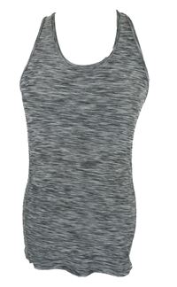 Dámský šedý melírovaný sportovní top H&M