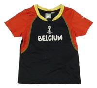 Černo-žluto-červený fotbalový dres Belgium