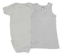 2set - Bílé body + bílý nátělník
