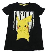 Černé tričko s Pikachuem 