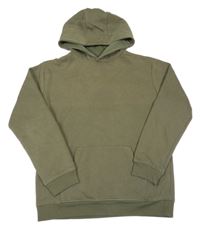 Khaki mikina s kapucí Primark