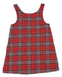 Červeno-kostkované šaty H&M