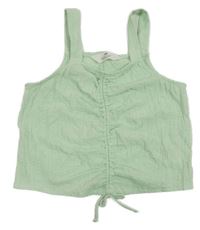 Mintový lehký crop top H&M