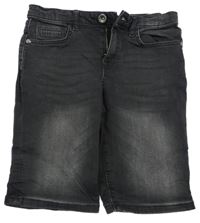 Černé teplákové riflové kraťasy Cars Jeans