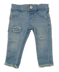 Modré skinny rifle s prošoupáním River Island
