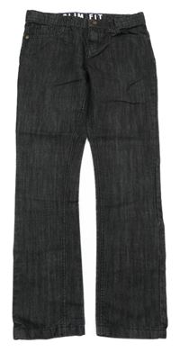 Černé slim fit rifle C&A