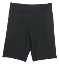 Černé sportovní elastické kraťasy H&M