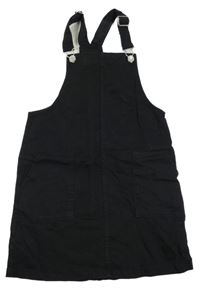 Černé laclové riflové šaty H&M