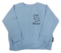 Modrá mikina s prasátkem 