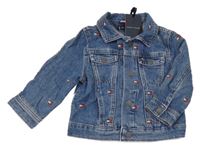 Nové - Modrá riflová bunda s logy Tommy Hilfiger
