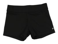 Černé elastické sportovní kraťasy 