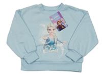Nové - Světlemodrá mikina s Elsou Disney
