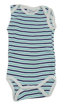 Bílo-modré pruhované body Impidimpi 