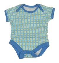 Modro-bílo-zelené vzorované body F&F
