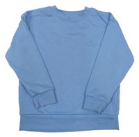 Modrá mikina s výšivkou Primark
