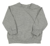 Šedá melírovaná mikina H&M