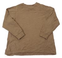 Hnědá žebrovaná mikina F&F