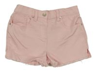 Světlerůžové riflové kraťasy Matalan