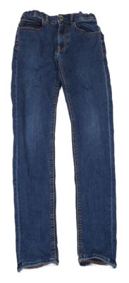 Tmavomodré super skinny fit rifle Zara