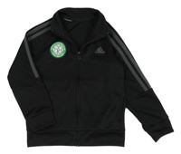 Černá sportovní funkční propínací mikina - Celtic Adidas