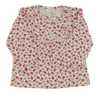 Bílá halenka s květinami H&M
