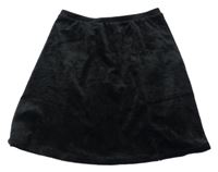 Černá plyšová sukně H&M