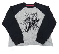 Šedo-černá mikina se Spidermanem Joe Fresh