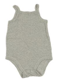 Šedé melírované žebrované košilkové body Lily & Dan