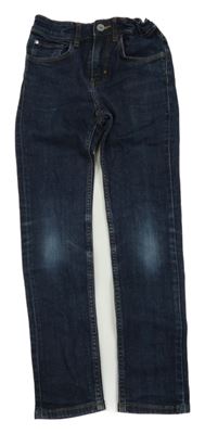 Tmavomodré skinny fit rifle H&M