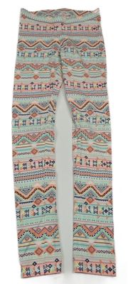 Barevné vzorované legíny H&M