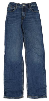 Modré relaxed fit waist tapered leg rifle H&M