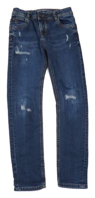 Tmavomodré skinny rifle s prošoupáním Denim Co.