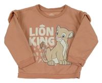 Starorůžová mikina s Nalou - Lví Král a volánky PRIMARK