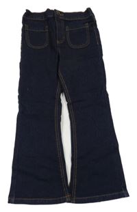 Tmavomodré flare rifle Denim Co.