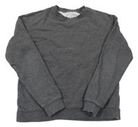 Tmavošedá melírovaná mikina H&M