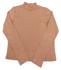 Starorůžové crop triko H&M